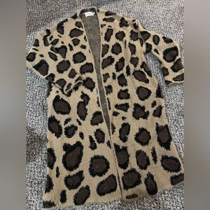 Leopard Dreamers Cardi w/ pockets